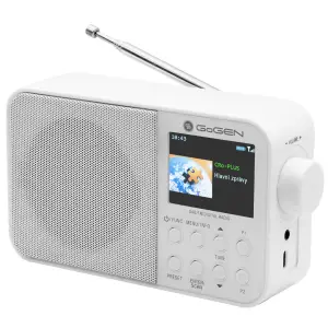 Radio portabil GoGEN DAB 500 BTCW cu tuner DAB+ si FM, 1W, Bluetooth, LCD - 