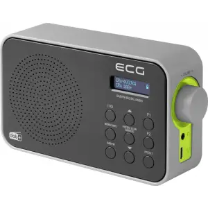 Radio portabil ECG RD 110 DAB cu tuner DAB+ si FM, negru, 1,2 W, memorie 30 de - 
