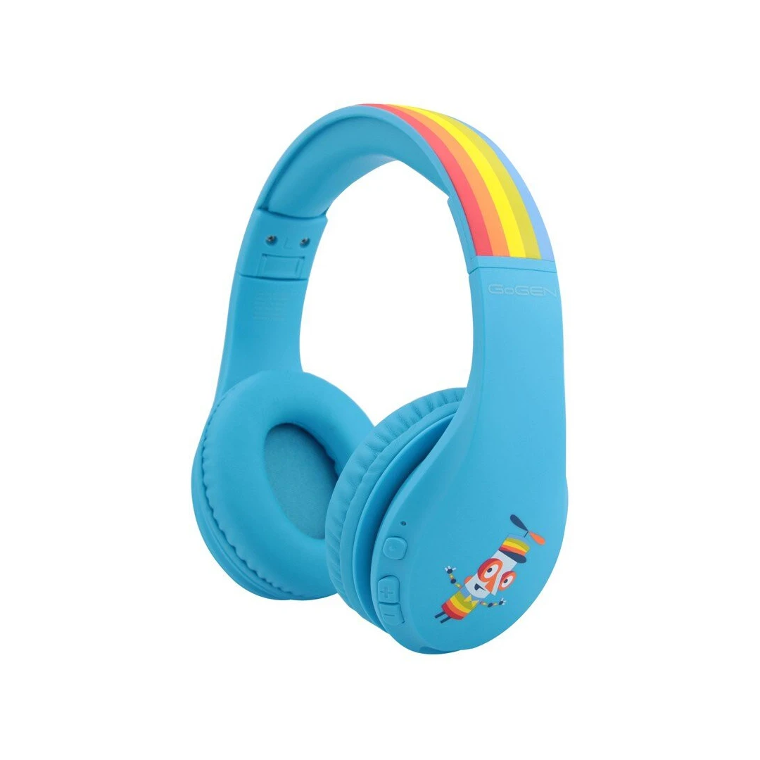 Casti audio fara fir pentru copii GoGEN Decek, Bluetooth 5.2, volum limitat, - 