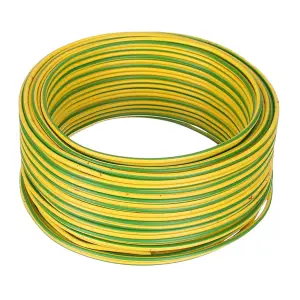 Cablu electric FY 2.5 mmp H07 V-U 100 m verde-galben - Cablu electric FY 2.5 mmp H07 V-U 100 m verde-galben este un produs de calitate superioară, fabricat de brandul H07. Cu o lungime de 100 de metri, acest cablu electric este ideal pentru a fi utilizat în diverse aplicații, fiind potrivit pentru instalații electrice rezidențiale sau industriale. Culoarea verde-galbenă îl face ușor de identificat și de folosit în siguranță.
