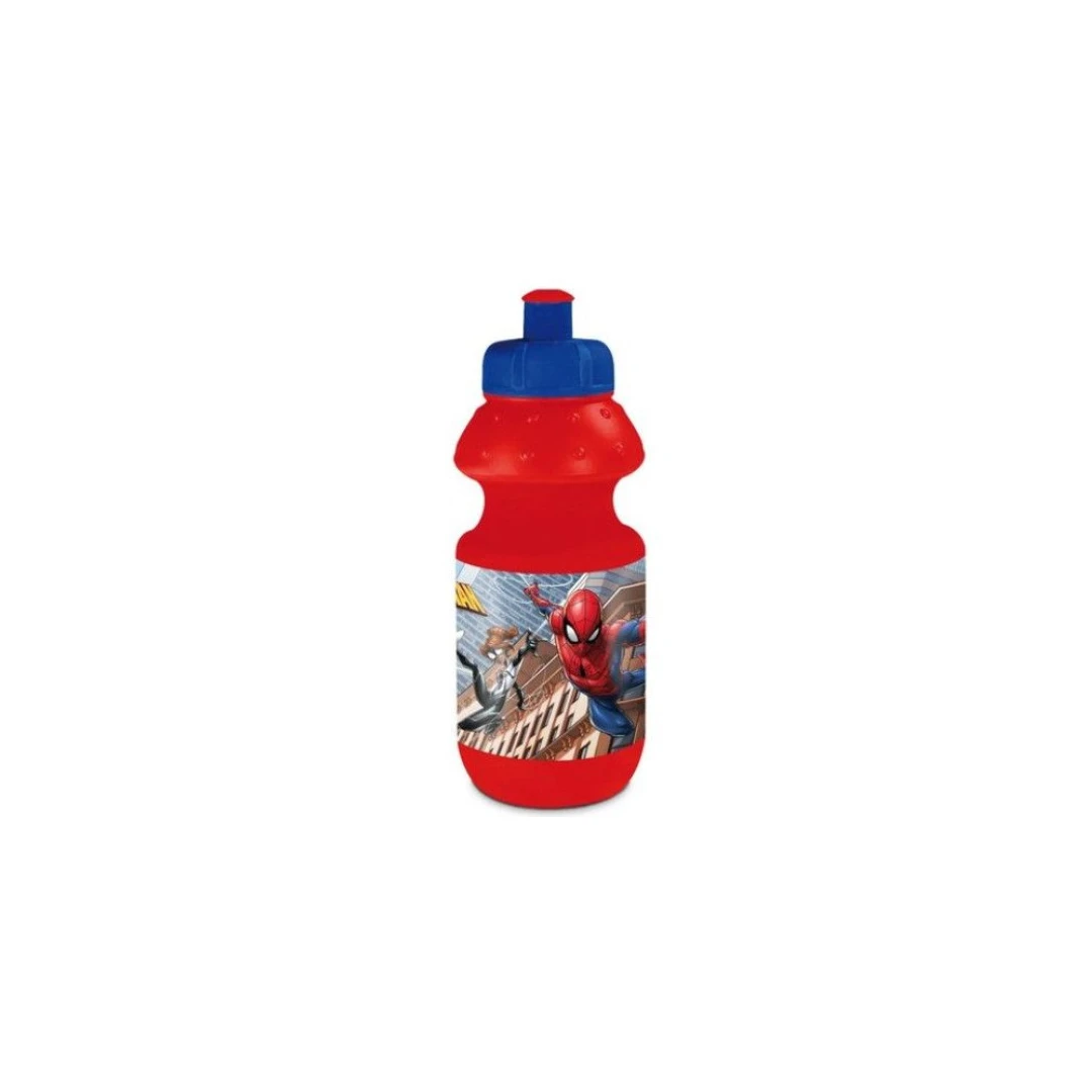 Recipient Lichide Spiderman, 340ml culoare rosu - <p>Recipientul lichide Spiderman este un recipient de 340ml, cu un design atrăgător în culorile roșu și albastru. Este perfect pentru a ține lichidele preferate și este ideal pentru copiii care adoră supereroul Spiderman. Poate fi folosit acasă, la școală sau în excursii, fiind practic și ușor de transportat.</p>