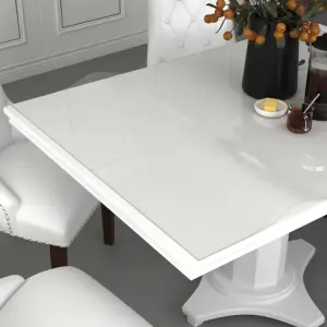 Folie de protecție masă, transparent, 100 x 90 cm, PVC, 2 mm - Această protecție de masă dreptunghiulară, cu o grosime de 2 mm, este potrivită pentru mese și podele din sufragerie, camera de zi, terasă sau birou,...