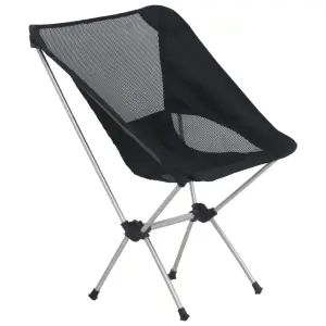 Scaune camping pliabile cu husă, 2 buc., 54x50x65 cm, aluminiu - Acest set de 2 scaune de camping din aluminiu este ideal pentru vânătoare, camping, pescuit, călătorii și alte activități în aer liber. Datorită struc...