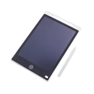 Tableta grafica LCD pentru copii, scris si desenat, 10″, 25.5 X 17.5 X 0.9 cm, Alba - 