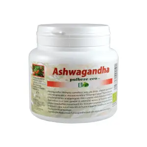 Ashwagandha pudra (ashwaganda), pulbere Bio Eco 200g - 