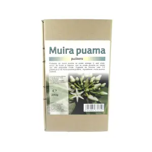 Muira Puama, pulbere, pudra, 200g - 