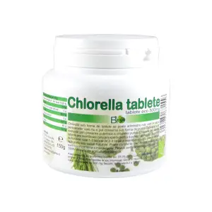Chlorella tablete BIO concentratie 500 mg,  300 buc - 