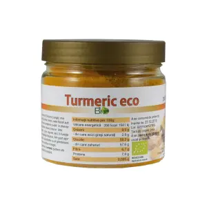 Turmeric (curcuma) pulbere, BIO 130g - 