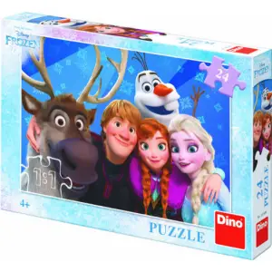 Puzzle - Frozen SELFIE (24 piese) - Puzzle-ul "Frozen SELFIE" este un joc distractiv și captivant pentru copii, bazat pe popularul film Disney "Frozen". Are 24 de piese și prezintă personajele îndrăgite Elsa, Anna și Olaf într-o poză selfie. Este un produs de calitate, potrivit pentru dezvoltarea abilităților cognitive și motrice ale copiilor.