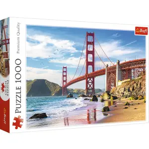Puzzle 1000 piese, Golden Gate San Francisco, Carton - 