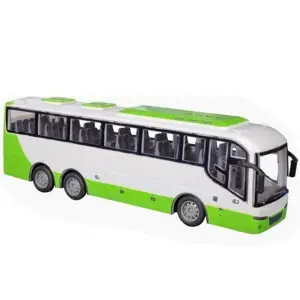 Autobuz alb cu telecomanda, 31,5 cm - Autobuzul alb cu telecomanda, cu o lungime de 31,5 cm, este un produs de jucărie perfect pentru copiii pasionați de mașini. Brandul acestui produs nu este specificat.