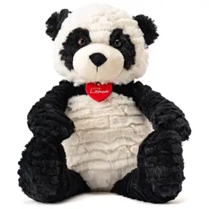 Panda de plus Wu 30 cm - Panda de plus Wu este o jucărie de pluș de înaltă calitate, cu o înălțime de 30 cm. Brandul Wu este cunoscut pentru produsele sale de pluș adorabile și moi, iar această panda nu face excepție. Cu ochii mari și zâmbetul său dulce, această panda de plus Wu este perfectă pentru a fi luată în brațe și iubită de copii și adulți deopotrivă.