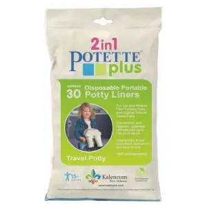 Potette Plus, Pungi biodegradabile pentru olita portabila, 30 buc/set - 