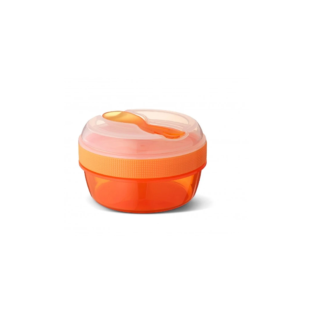 Caserola compartimentata N'Ice Cup cu disc racire, Carl Oscar, 0.3l, orange - 
