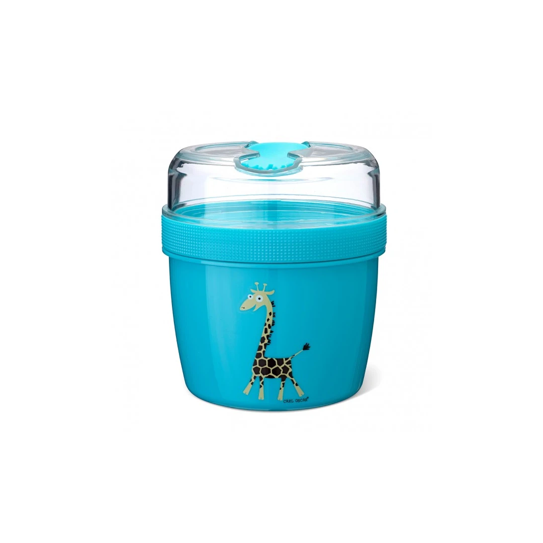 Caserola compartimentata N'Ice Cup L cu disc racire, Carl Oscar, bleu - 