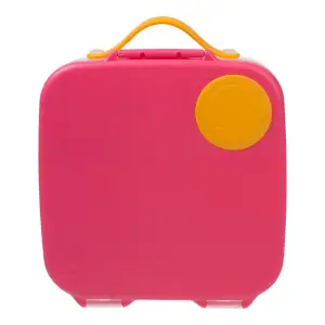 Caserolă compartimentată Lunchbox, b.box, roz cu portocaliu - 