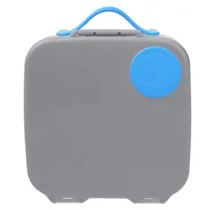 Caserolă compartimentată Lunchbox, b.box, gri cu albastru - 