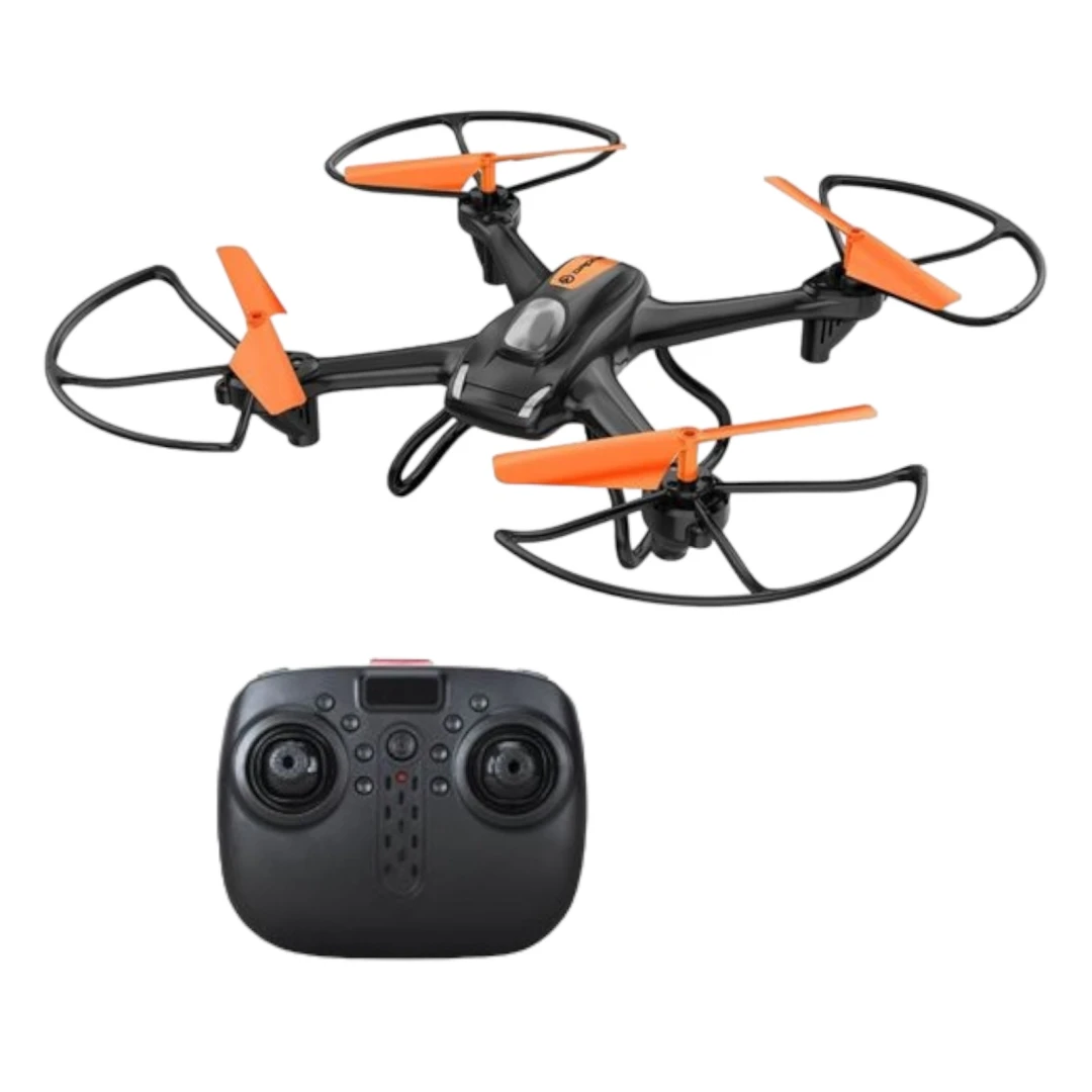 Drona cu Telecomanda ergonomica pentru Acrobatii, YUP DR5, rostogoliri acrobatice la 360 de grade, giroscop cu 6 axe2.4 GHz, negru/portocaliu, 8 ani+ - Iti prezentam drone atat pentru copii cat si pentru adulti, performante, cu autonomie ridicata si senzori performanti