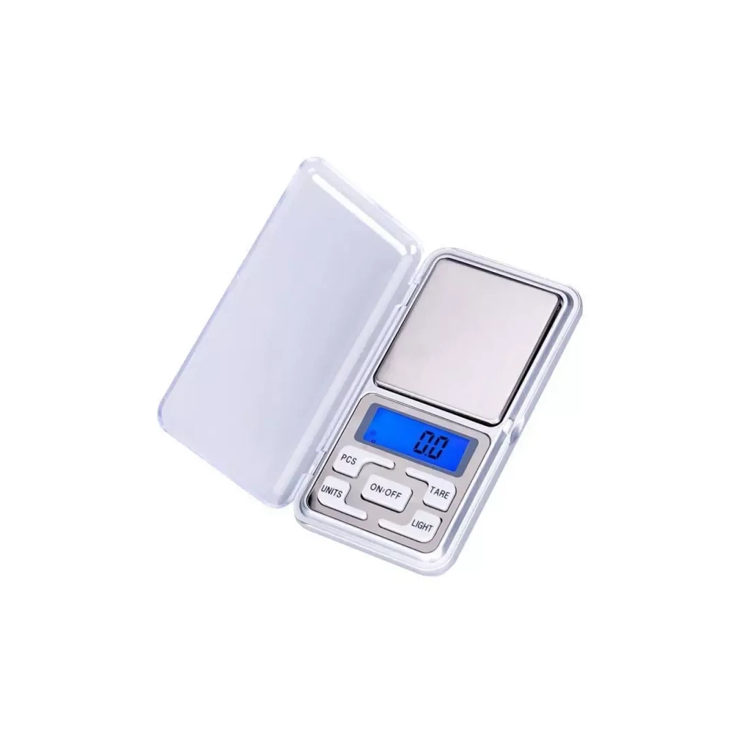 Cantar digital portabil, LCD, calibrare automata, alb Gonga® Alb - 